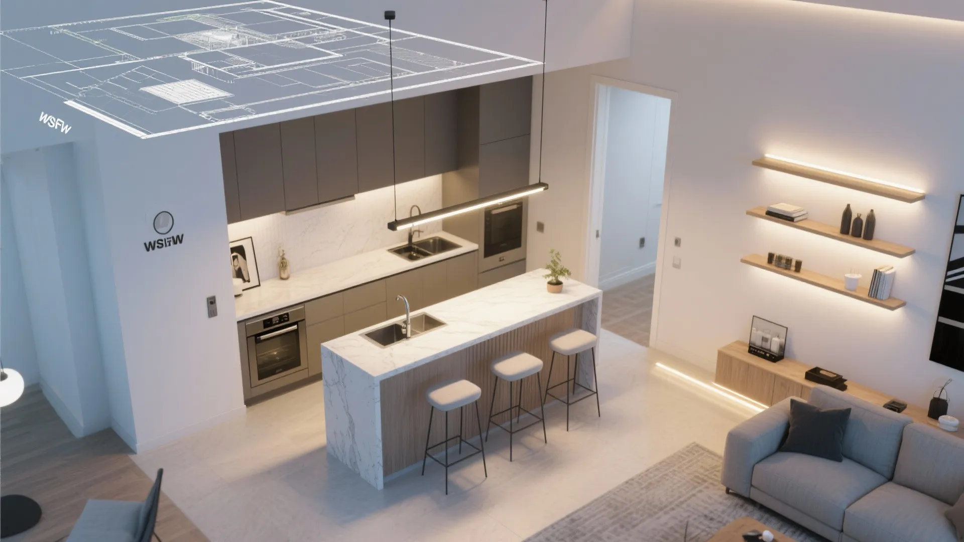 Flexible lighting layers that shift with your day