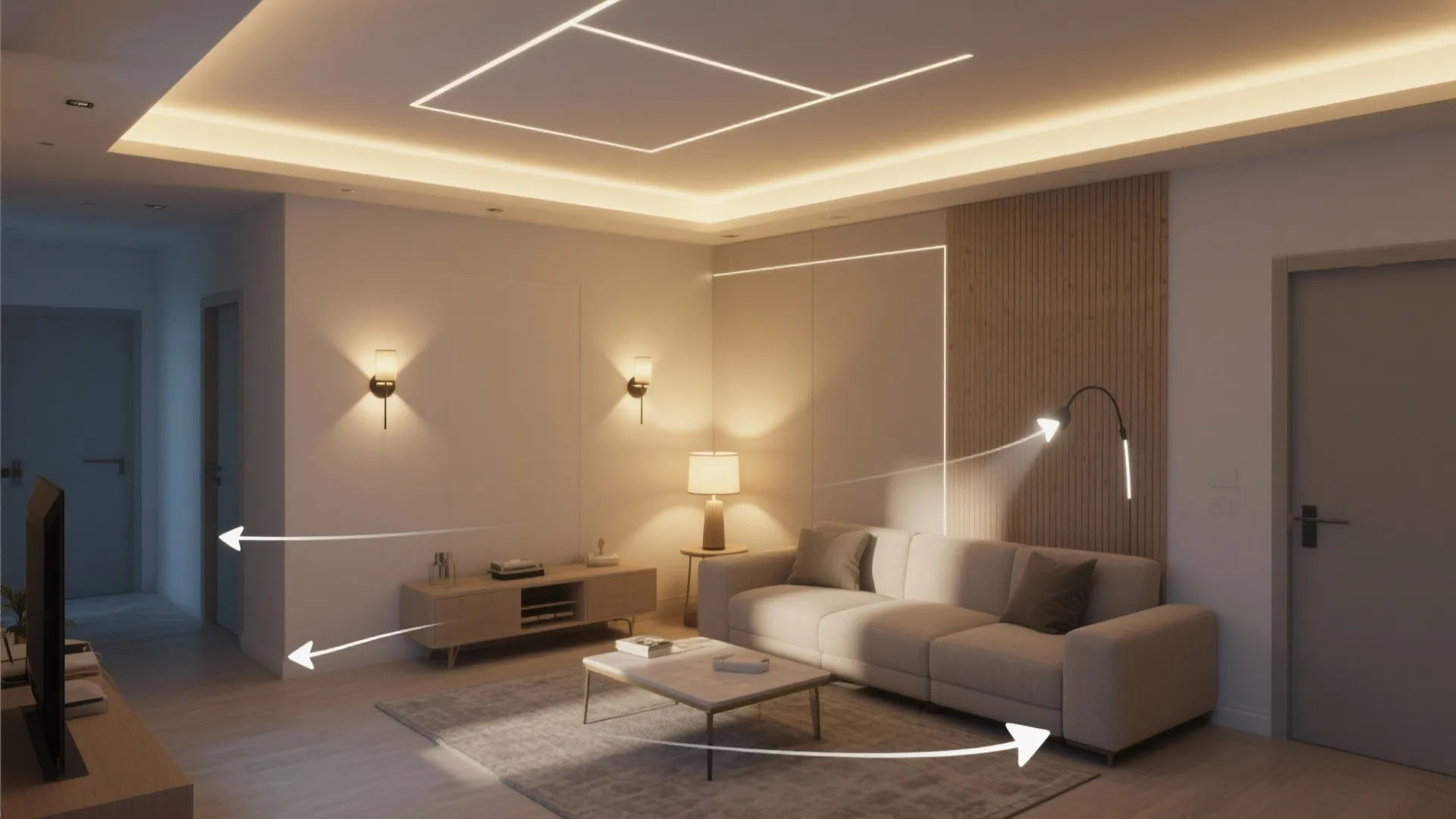 Layered Lighting for a Boutique Ambience