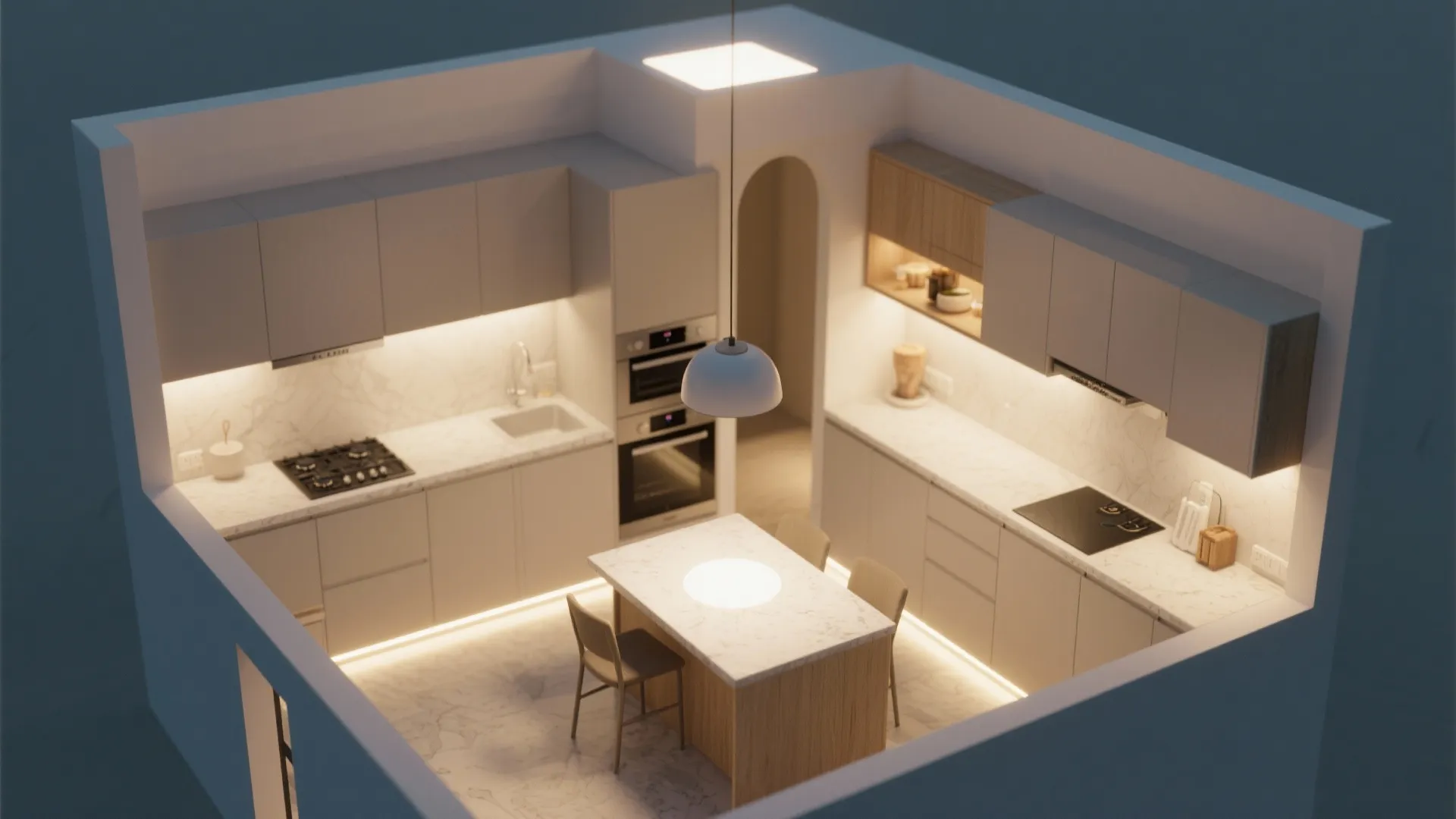 Light layers and task-first fixtures