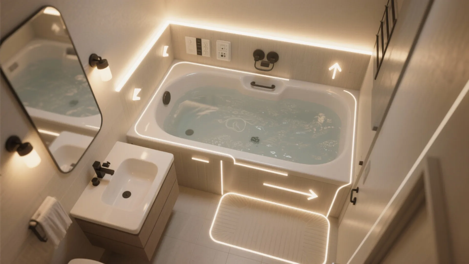 Lighting Layers: Cove, Task, and Chromatherapy