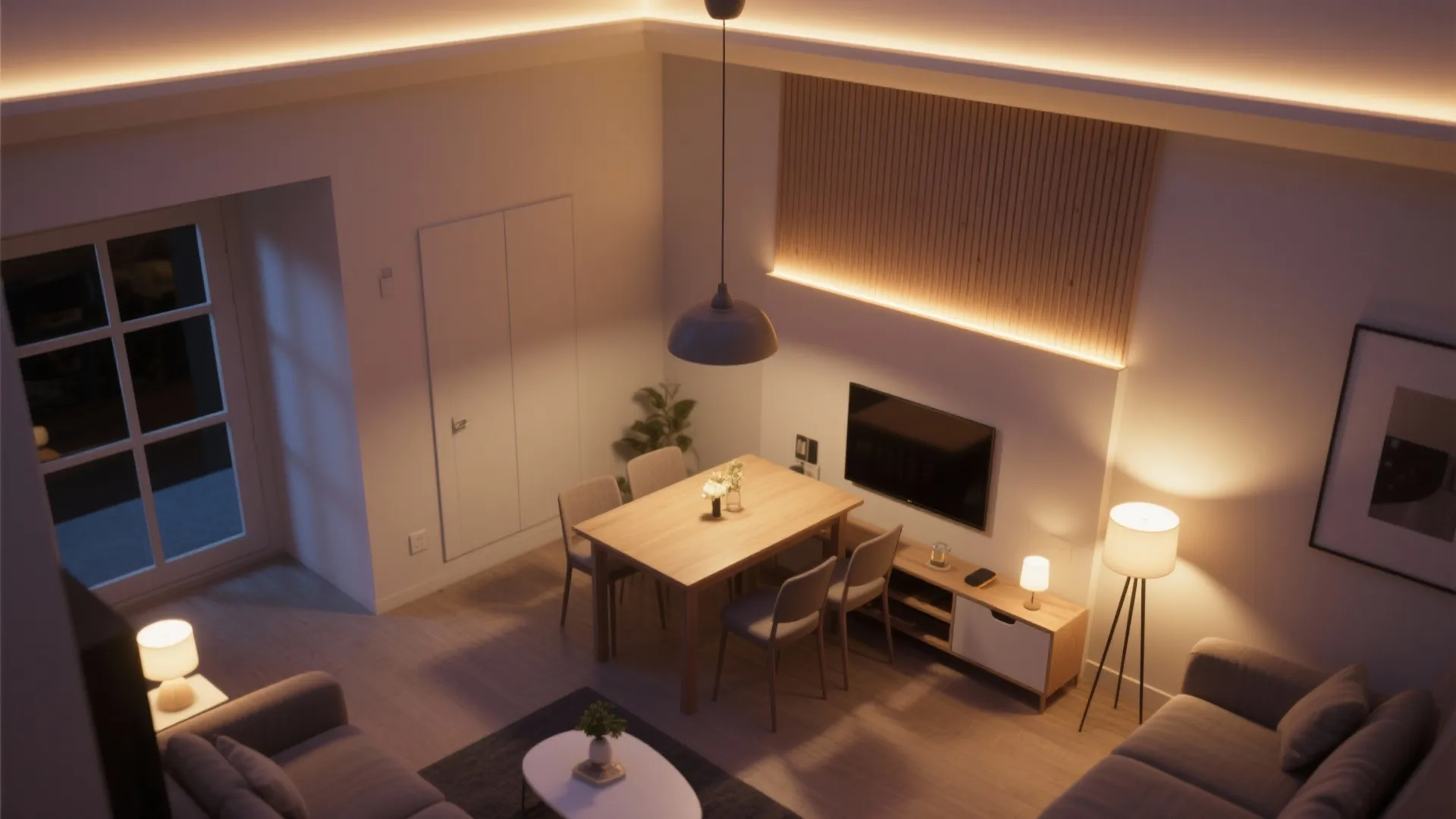 Color, Lighting, and the “Calm Core” Palette