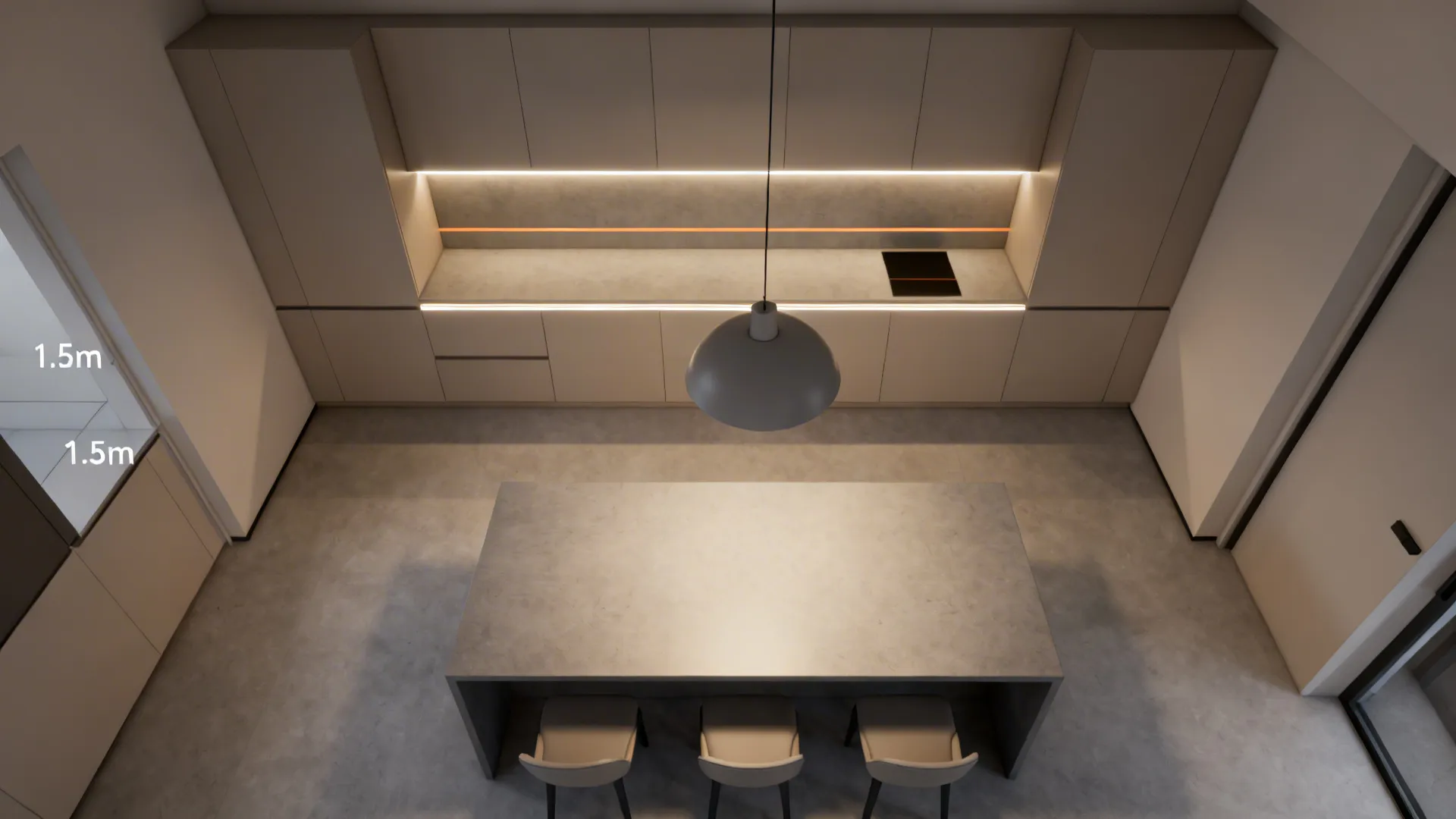 Color-Blocked Walls and Budget Lighting