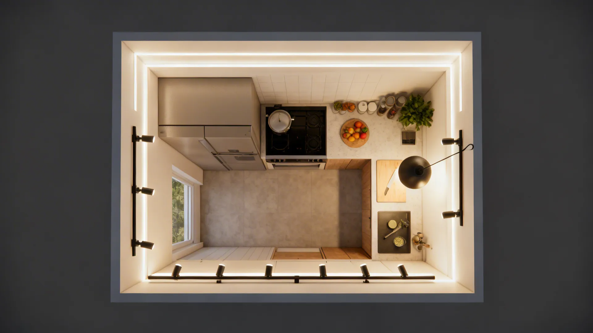 Layered Lighting That Makes Small Kitchens Perform