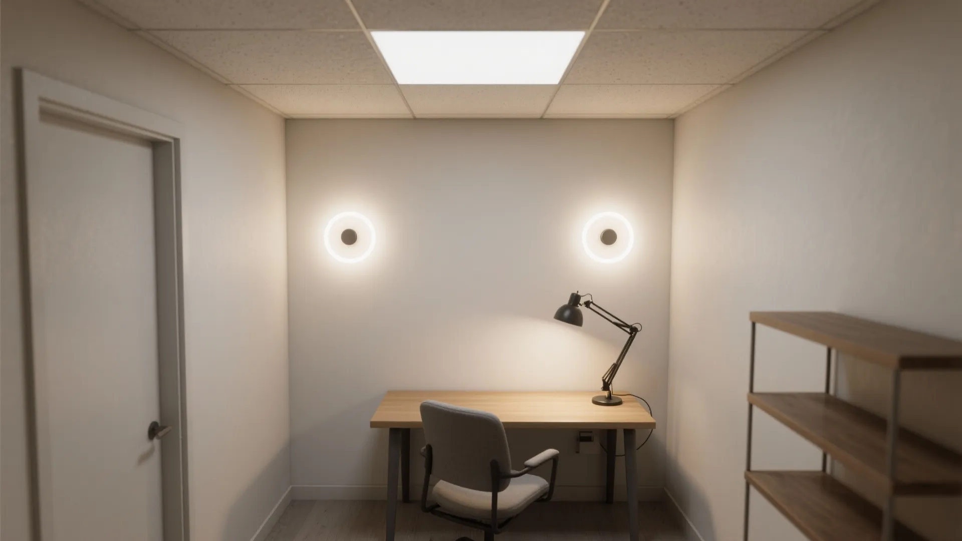 2) Lighting layers that fight eye fatigue