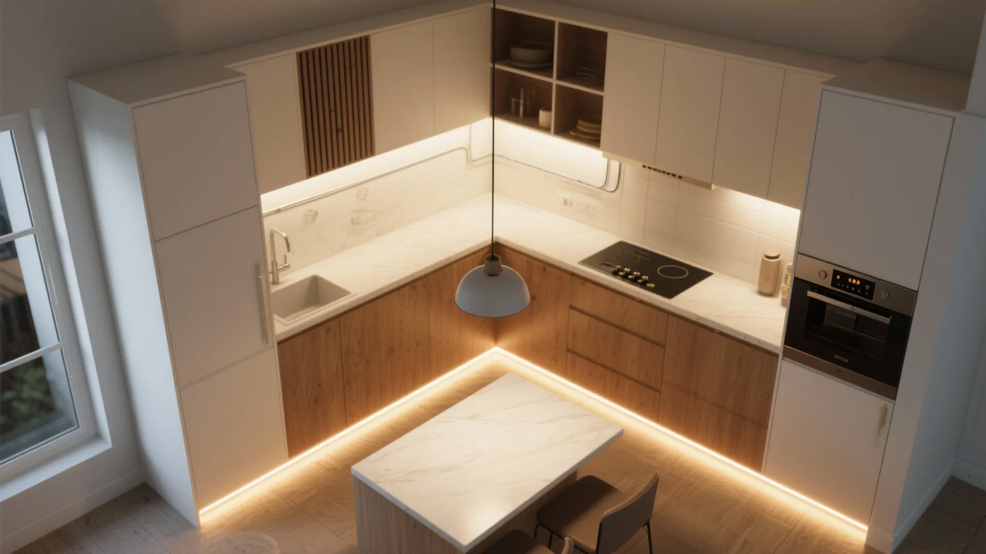 5. Smart Lighting and Open Sightlines