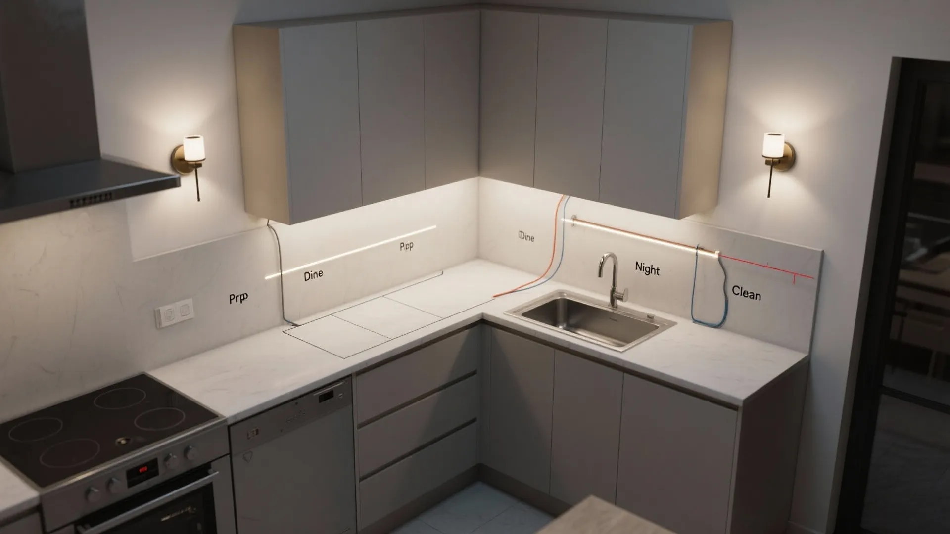 Use Wall Lights to Replace Bulky Pendants