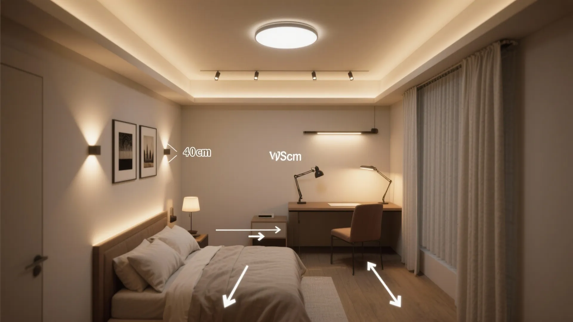 Task First: Desks, Counters, and Bedside Lighting That Works