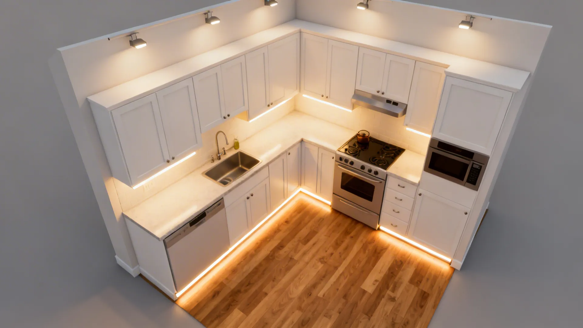 Layered Lighting with Smart Controls