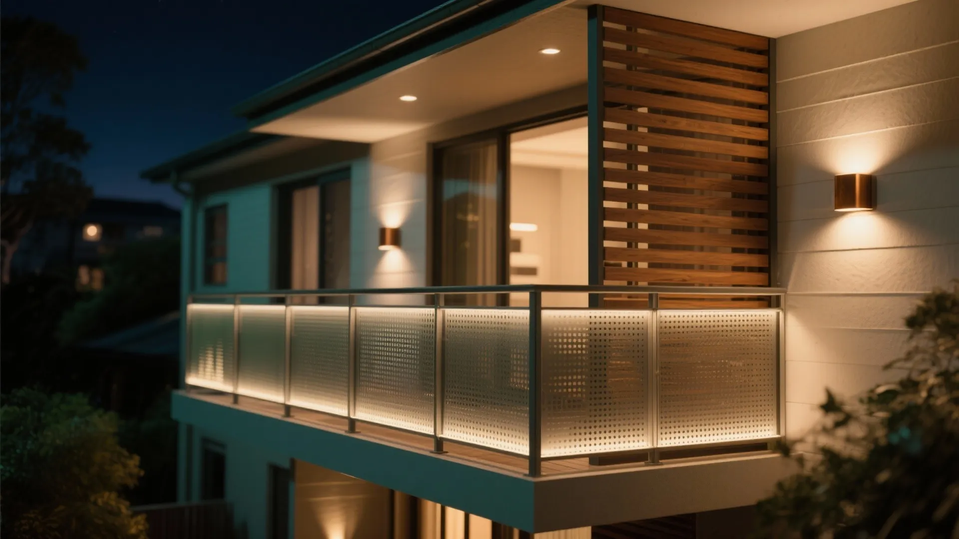 Layered Lighting and Privacy Screens that Feel Intentional