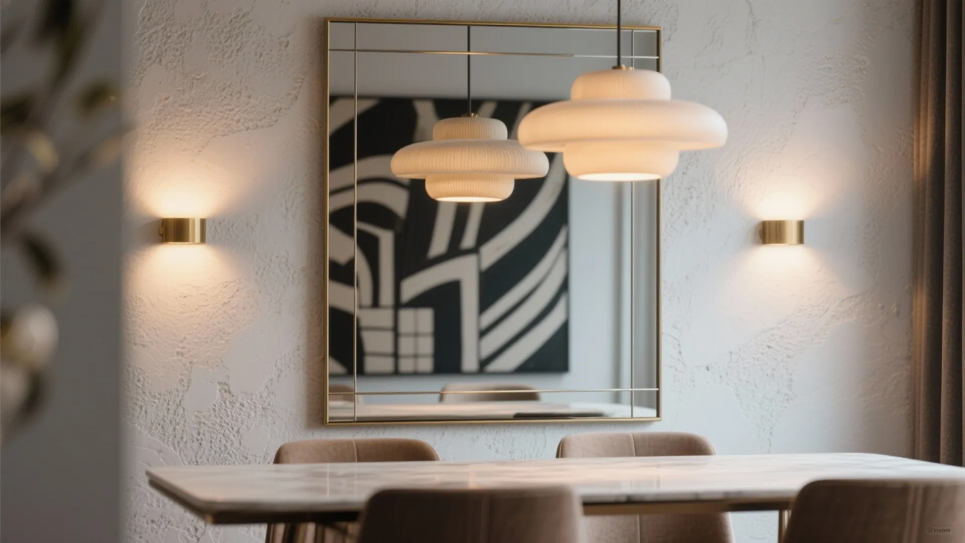 2. Intimate Lighting and Reflective Surfaces