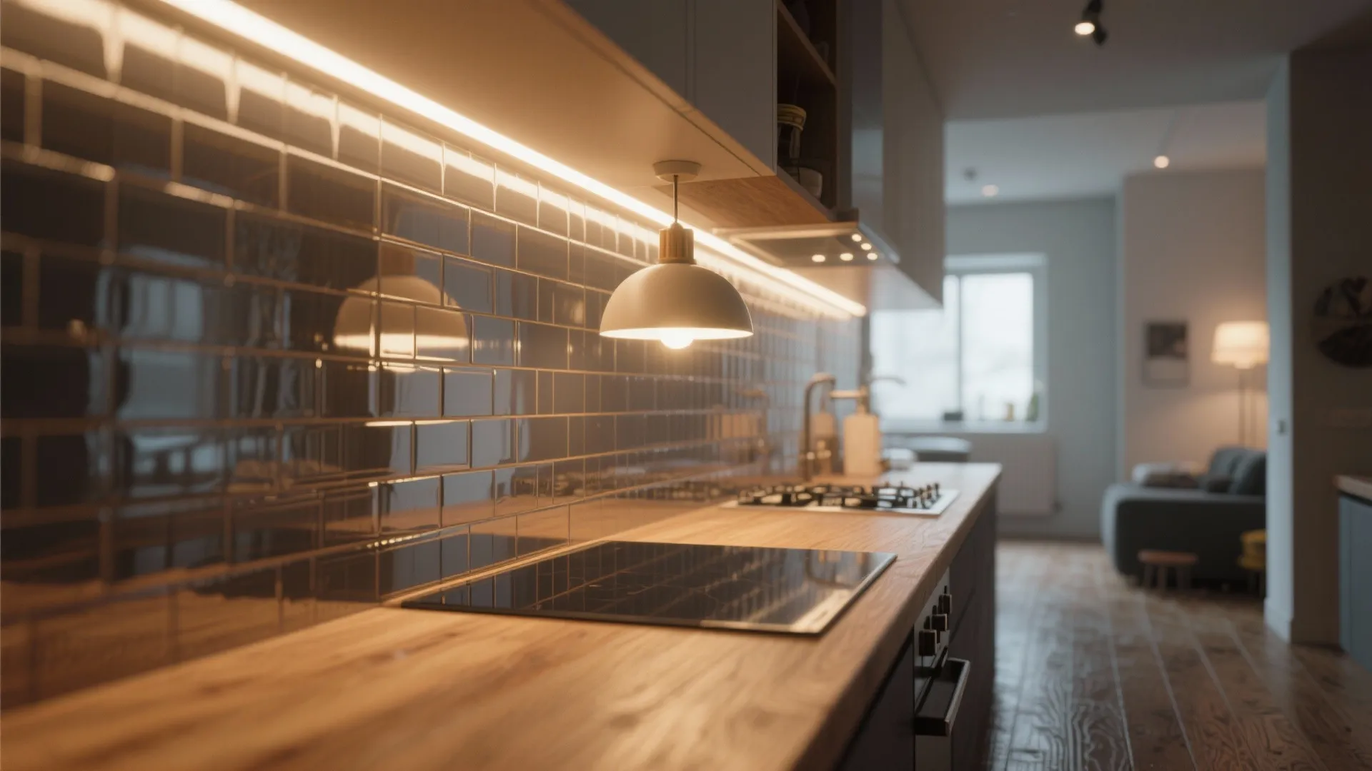 4. Play with lighting, reflections and floor consistency