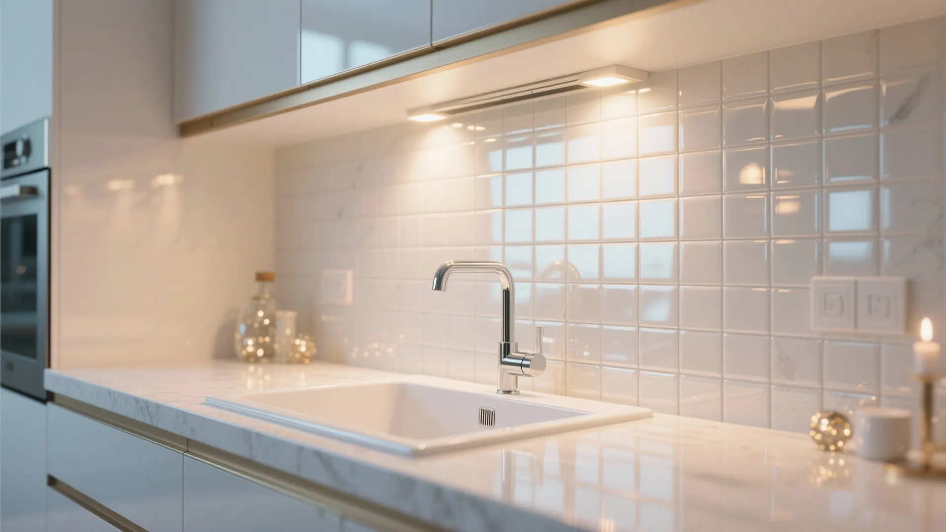 5. Add lighting and reflective surfaces