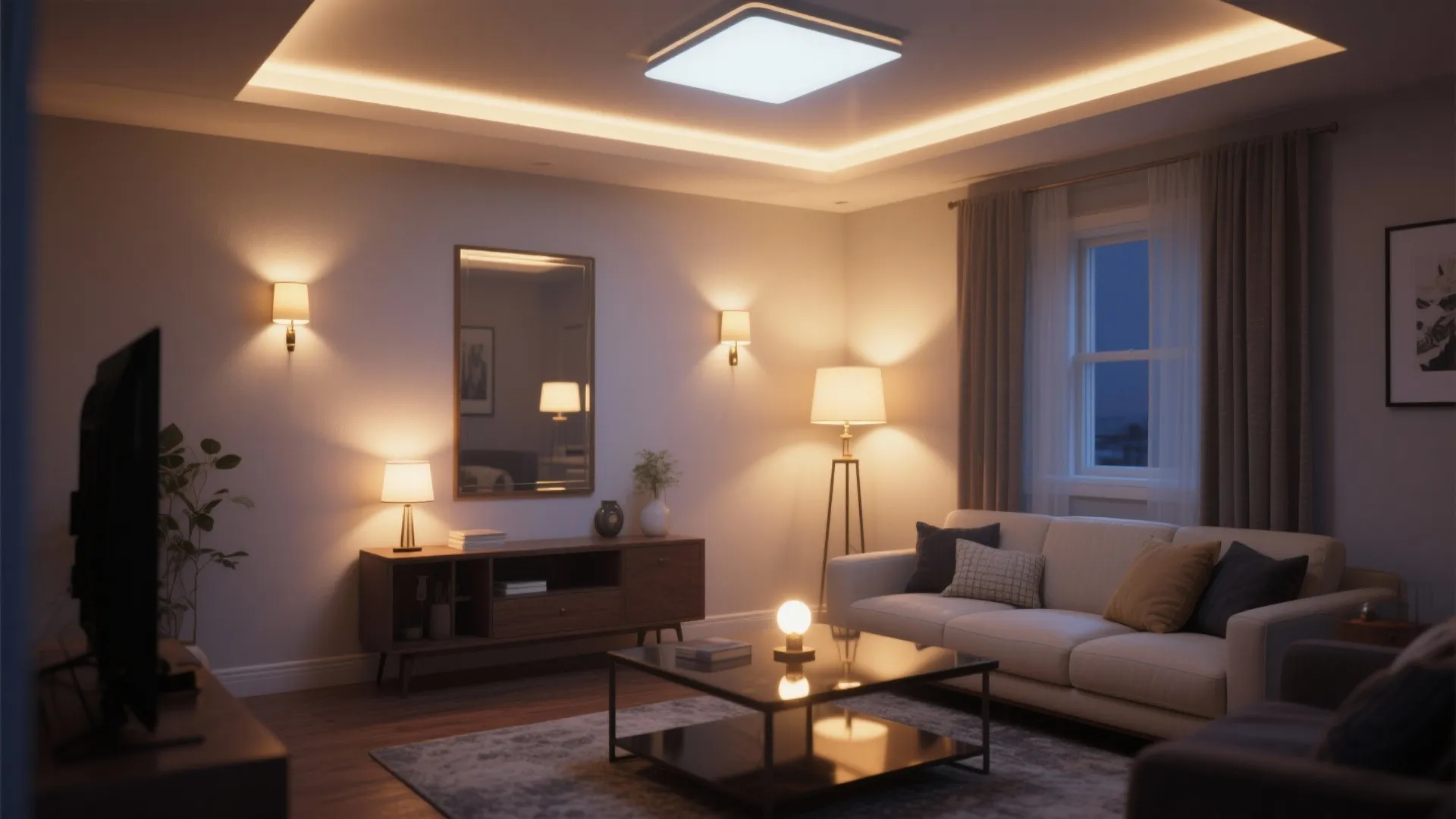 5. Smart Lighting and Reflective Surfaces