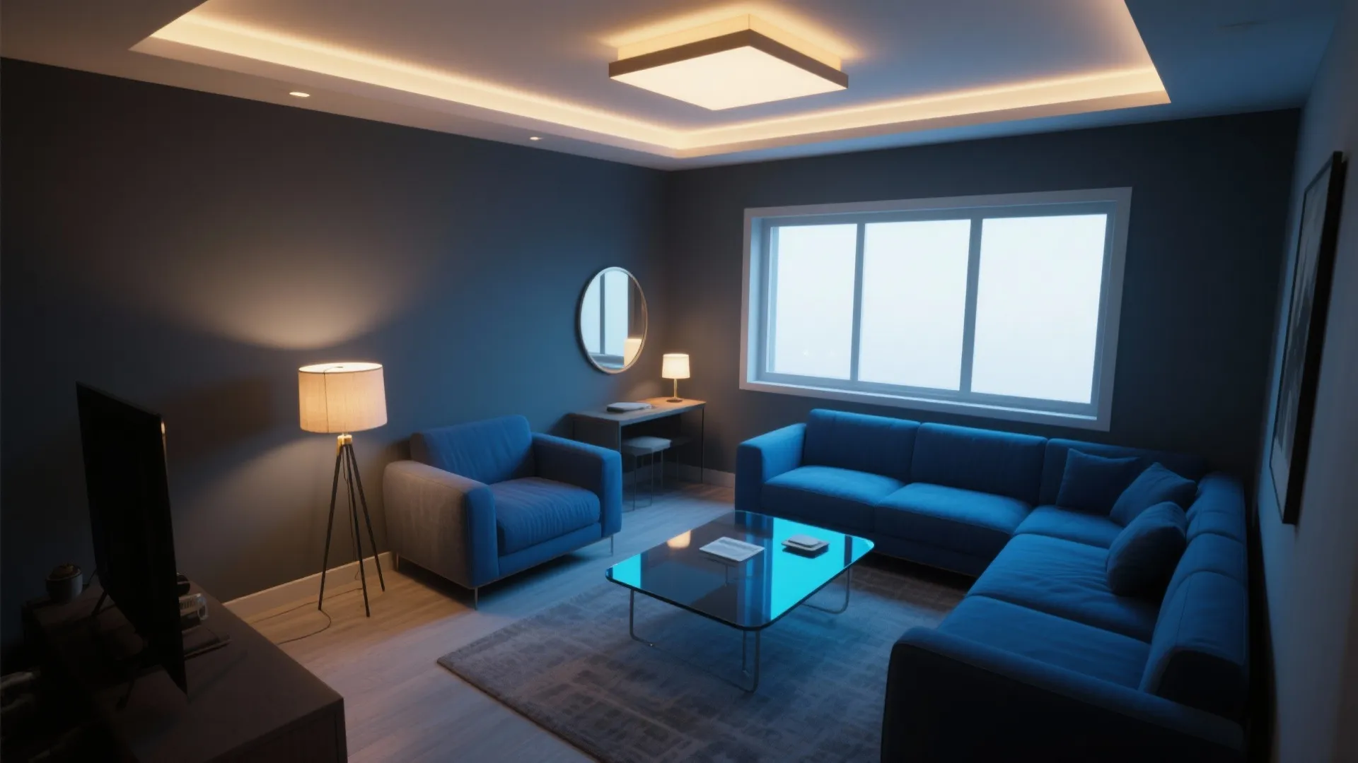 5. Smart Lighting and Reflective Surfaces