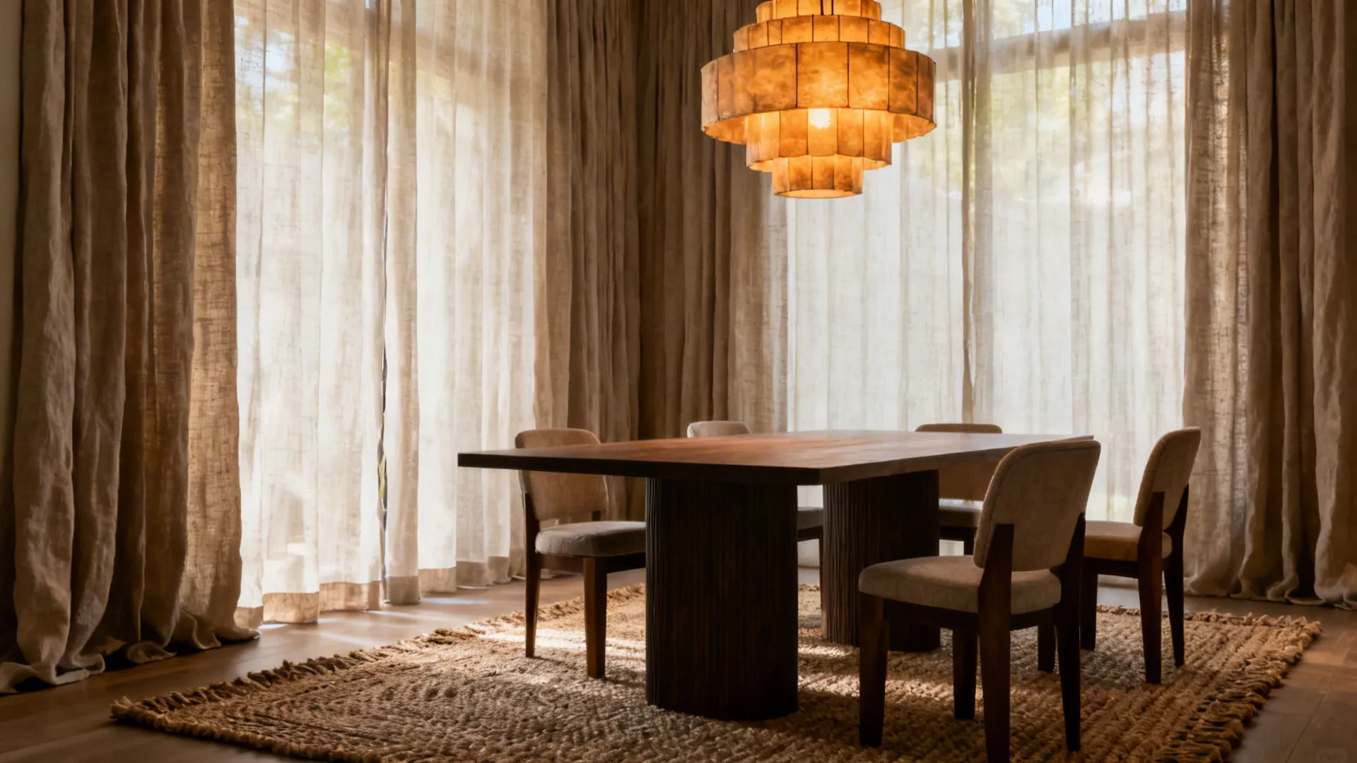 1. Define the Zone with Lighting and Rugs