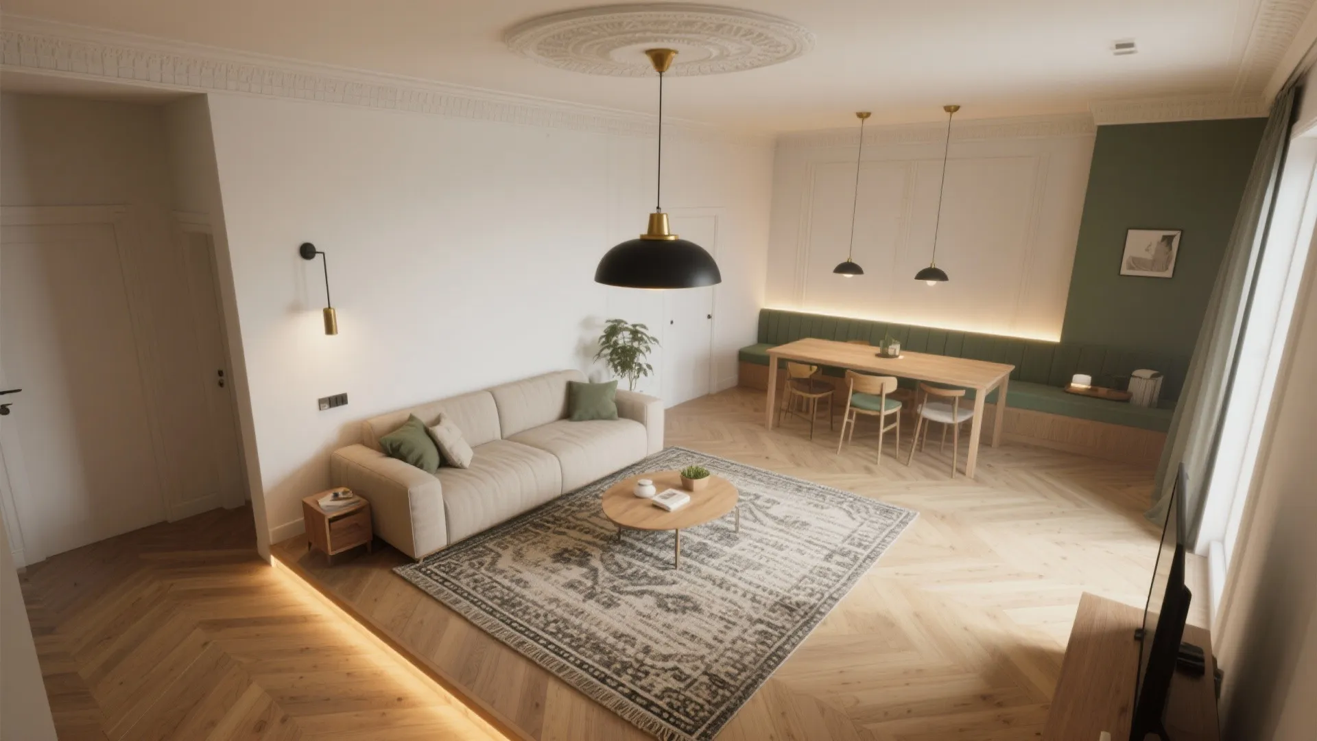 Ceiling, Lighting, and Flooring Zoning