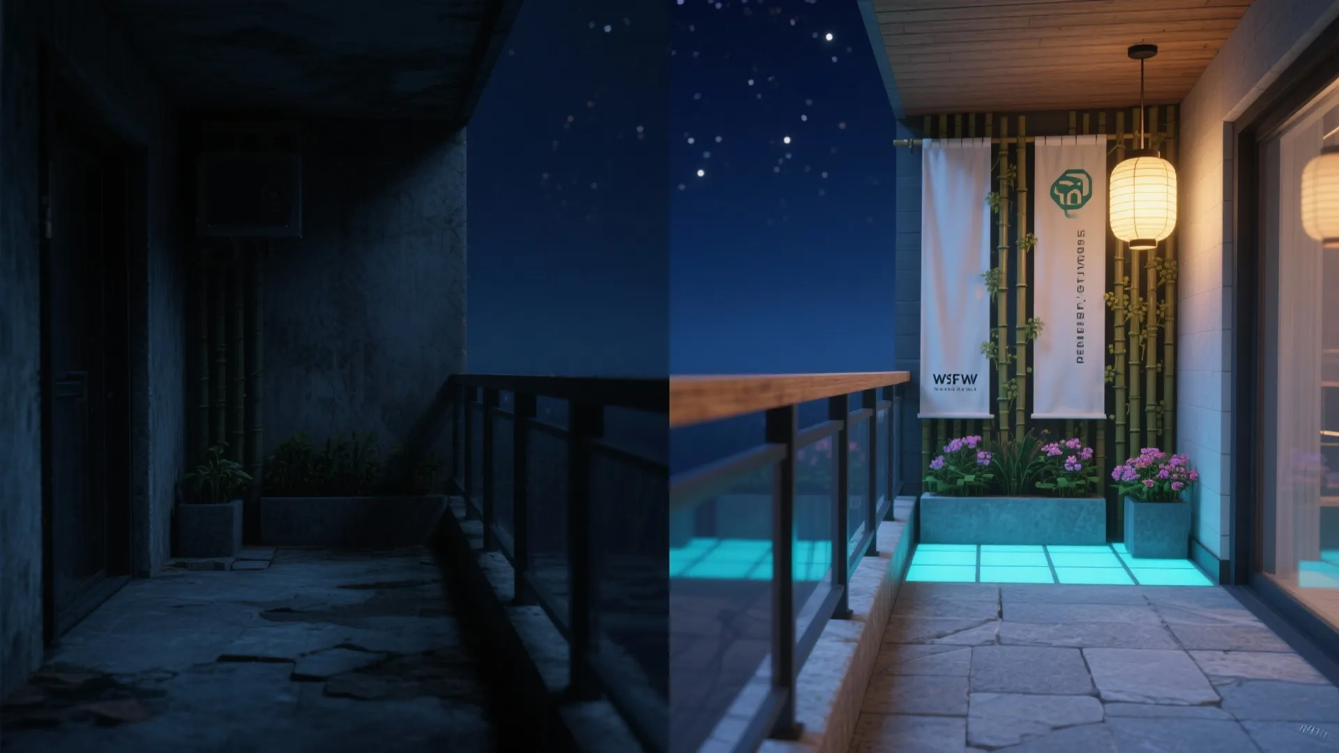 Night Lighting, Privacy & Safety