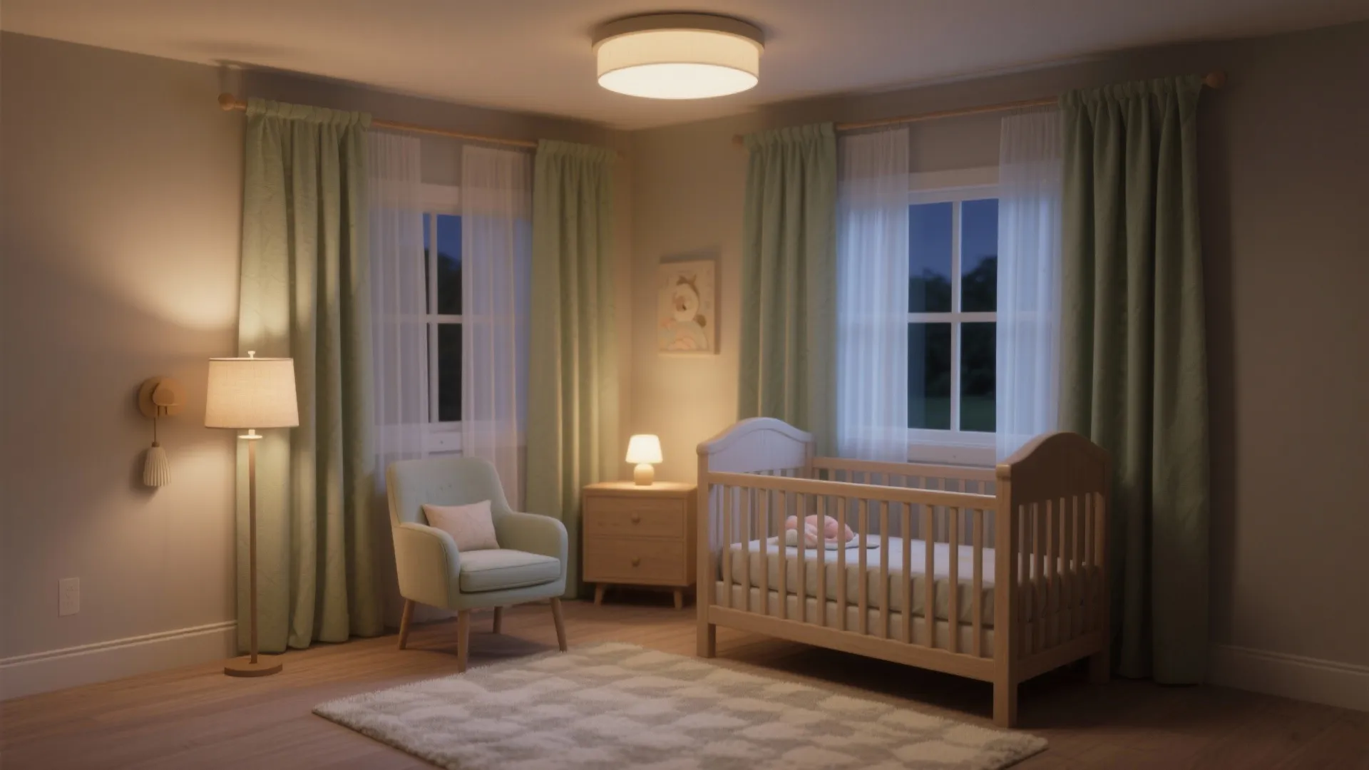 Layered Lighting and Gentle Acoustics