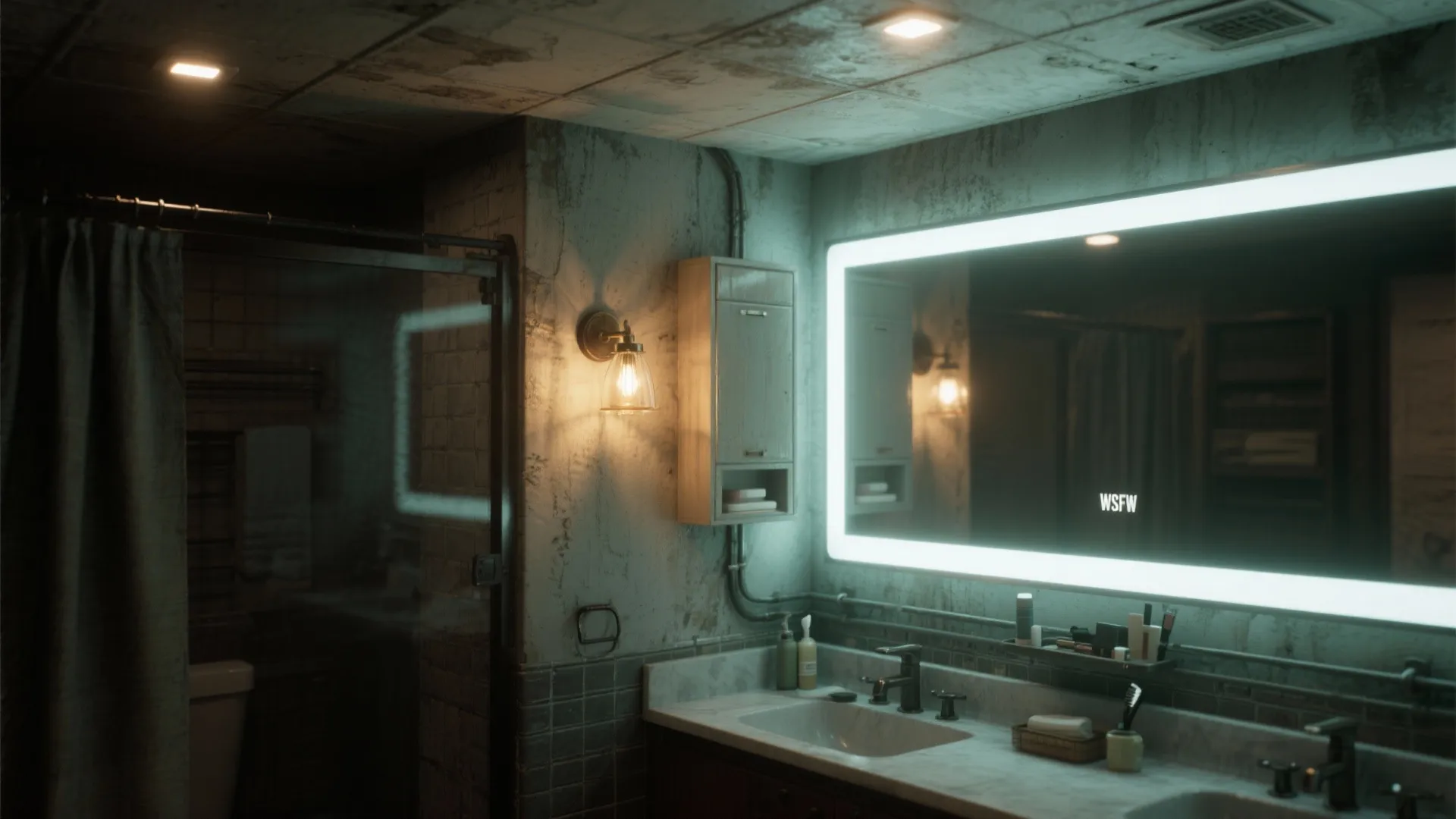 1. Cinematic lighting and shadow play