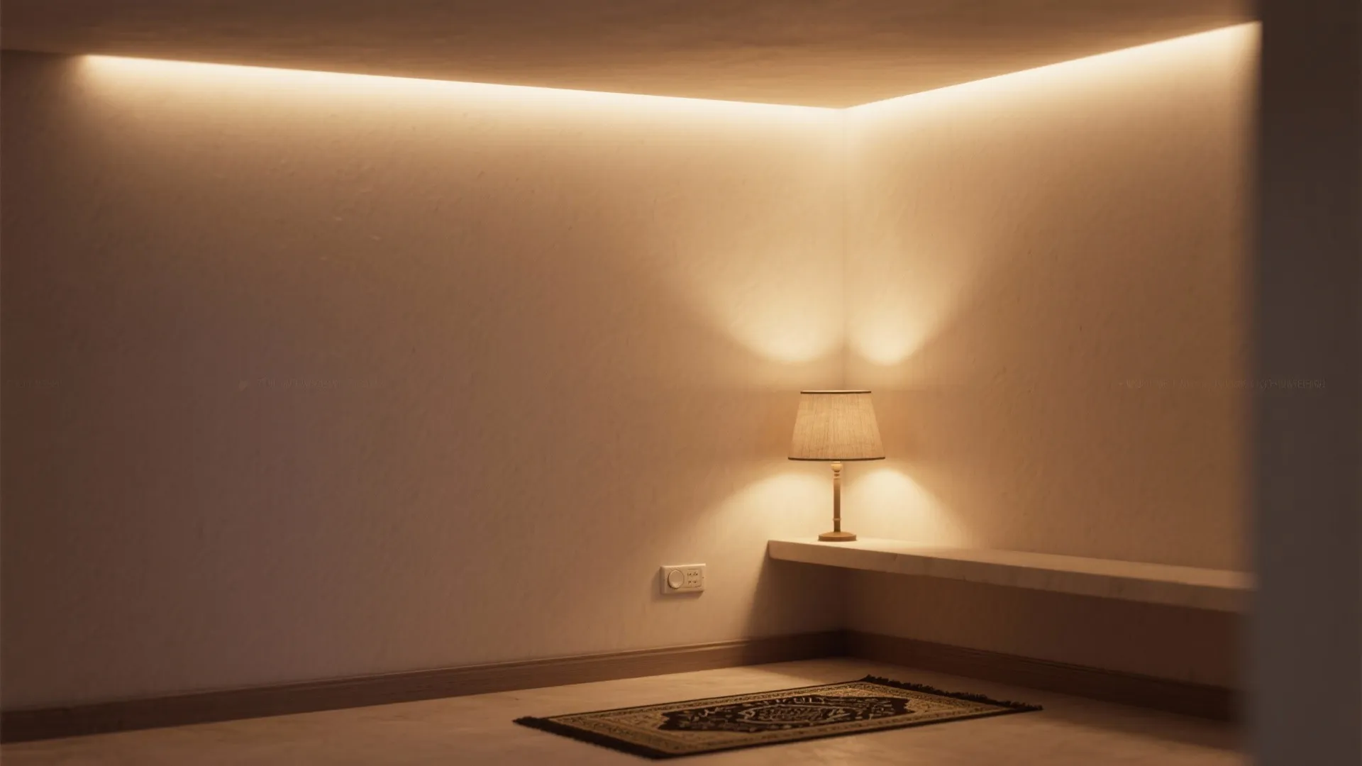 Soft indirect lighting and warm tones