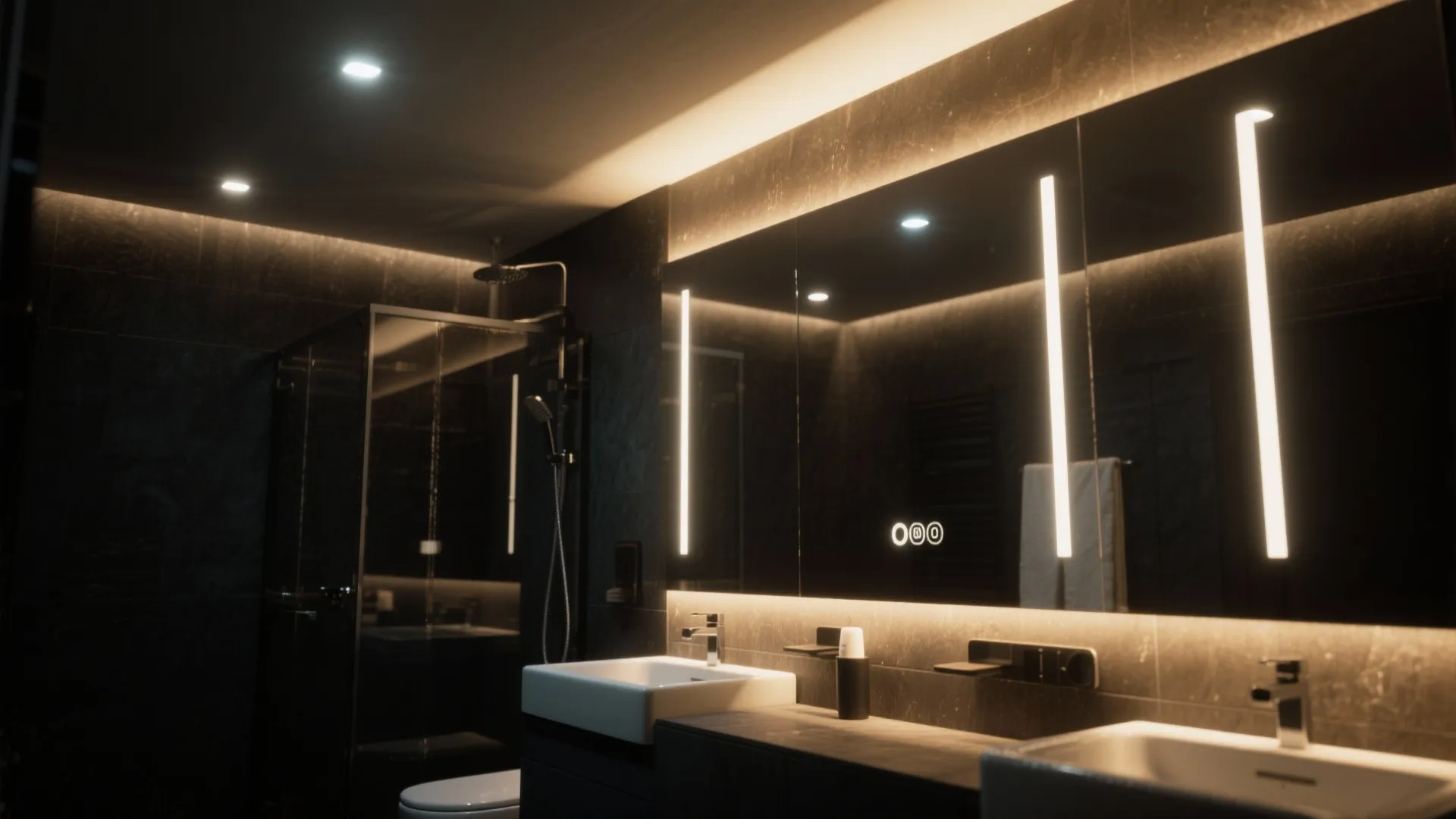 Light & Glow: Strategic Lighting for Dark Bathrooms