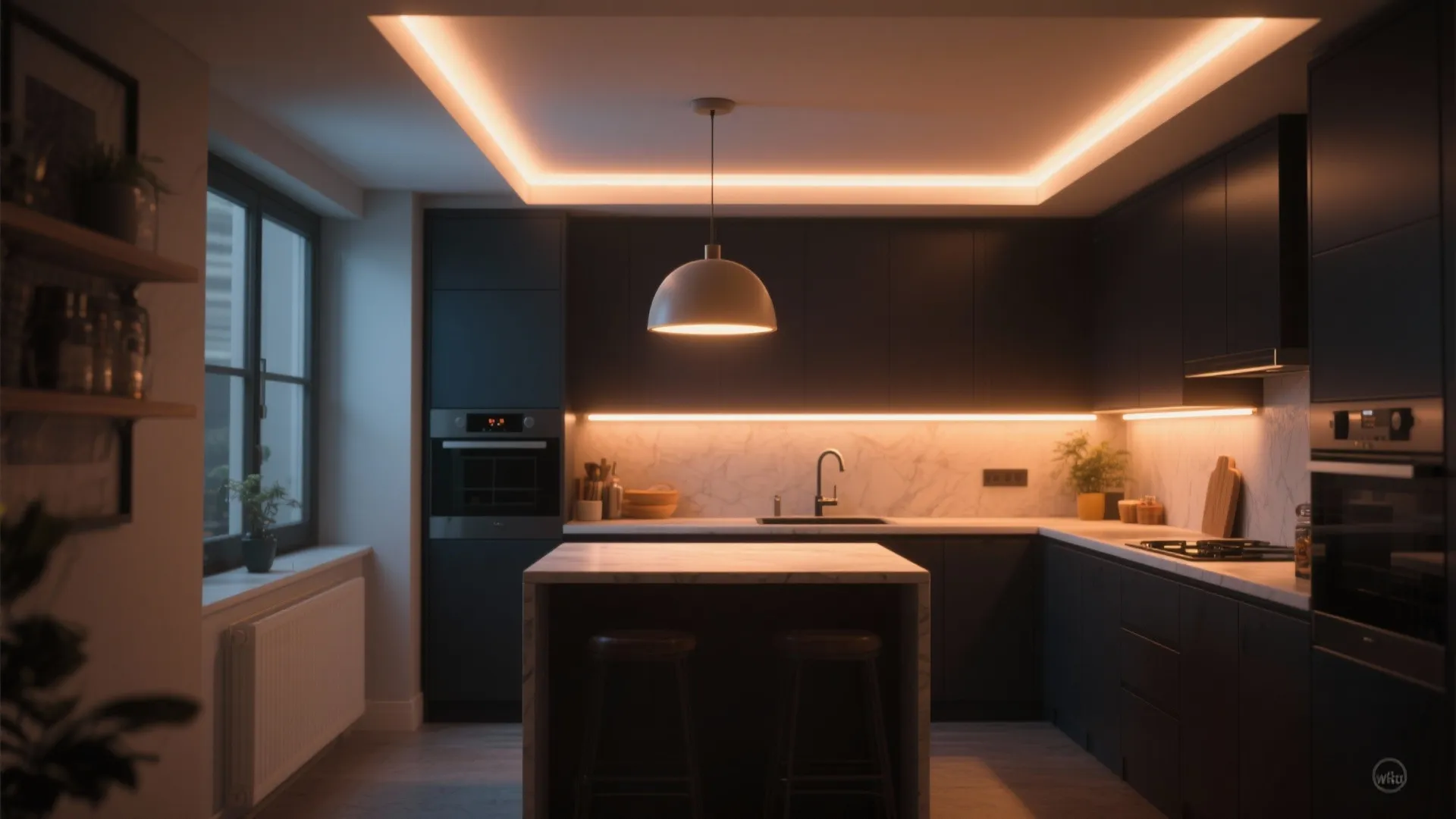 5. Lighting Tricks to Lift Dark Cabinets