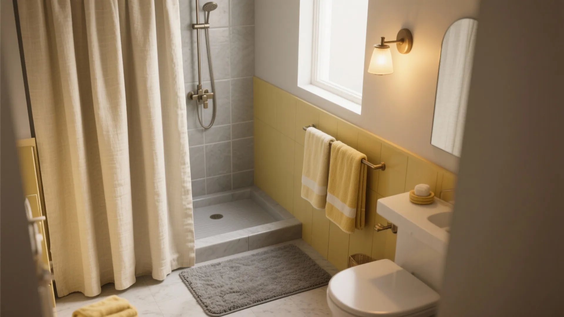 5. Lighting and Textiles: Make Yellow Feel Cozy