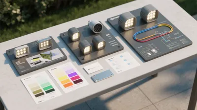 Outdoor Lighting Design Samples and Color Temperature Guide