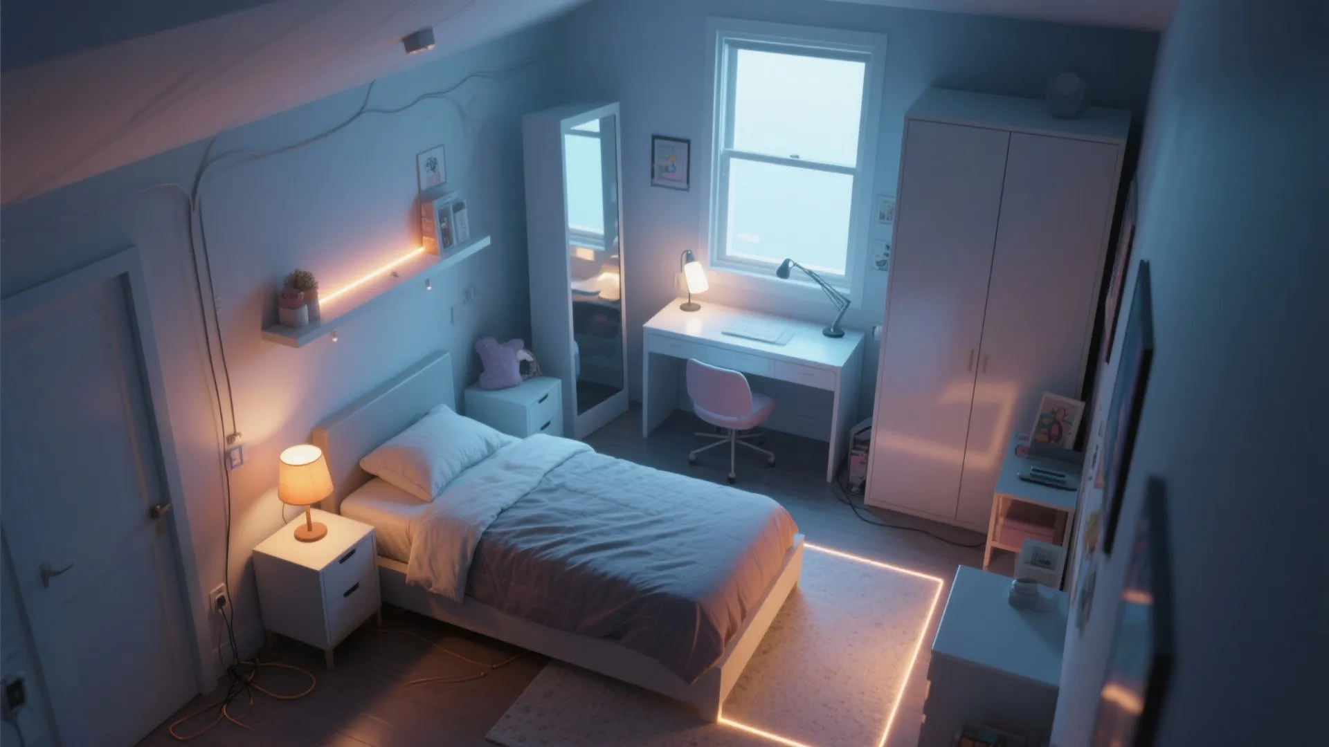 Layered Lighting + Mirror Magic