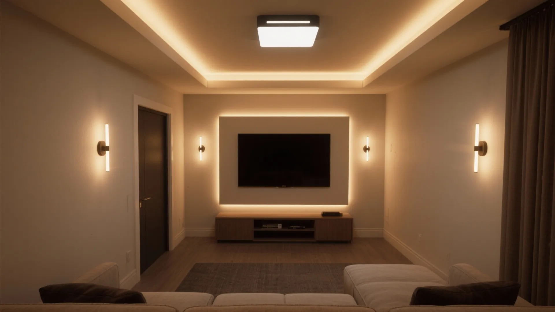 2) Layered Lighting With Bias Glow for Screen Comfort