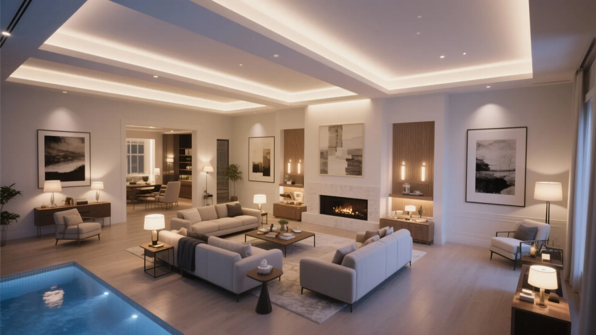 Grand-Scale Lighting That Layers (Ambient, Task, Accent)