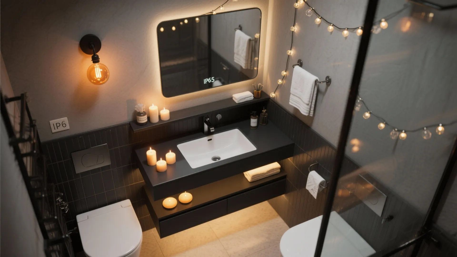 1. Layer eerie, safe lighting