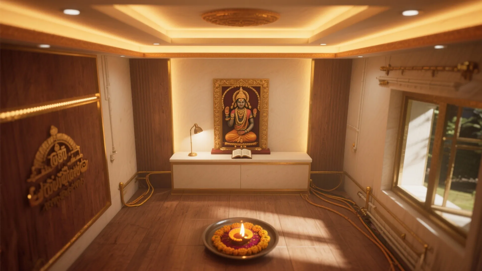 Layered Lighting for Devotion and Focus