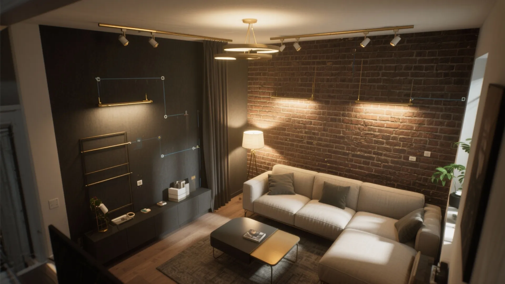 Lighting That Makes Brick Sing