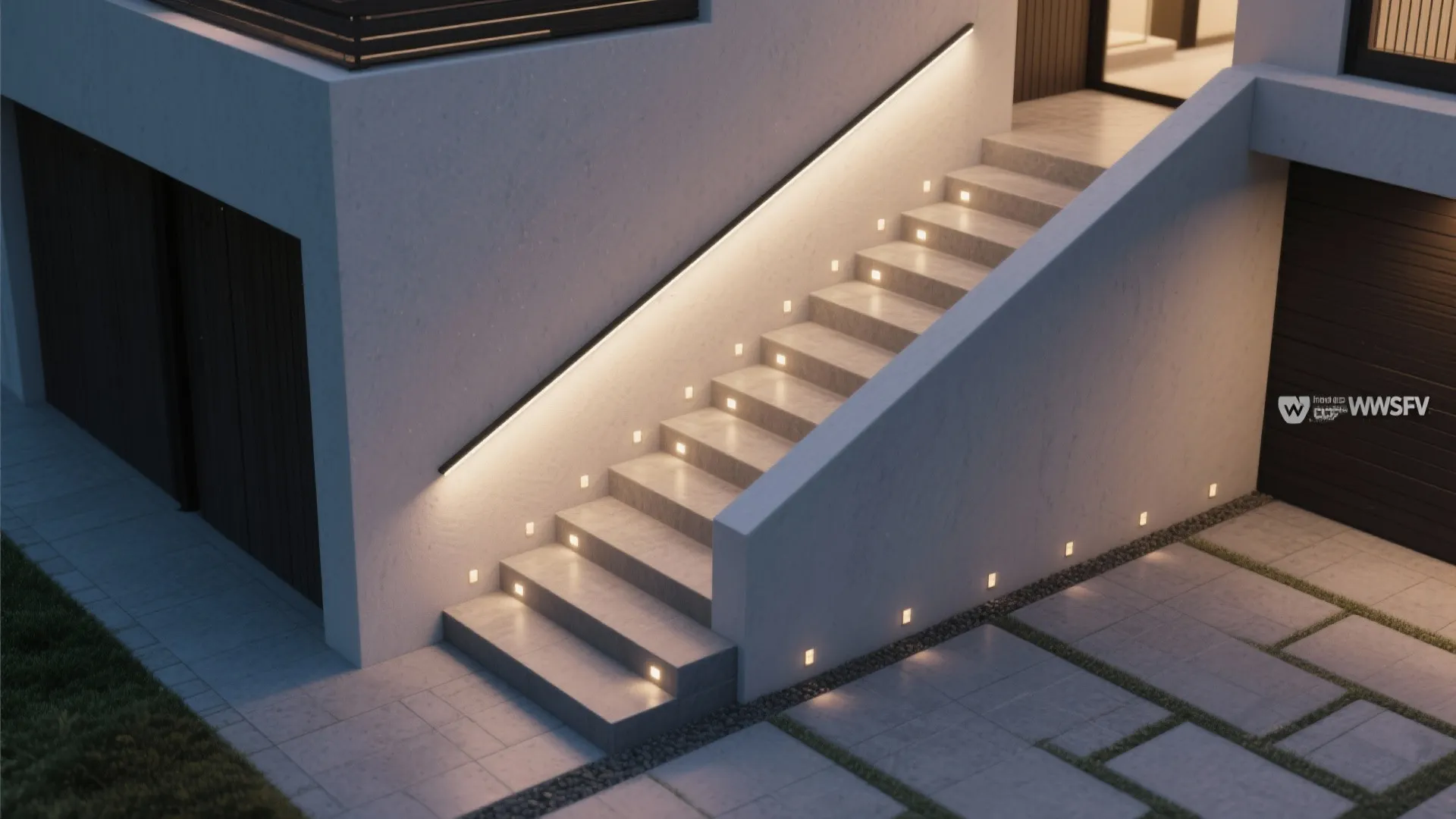 Light and Shadow: Wall-Wash and Step Lighting