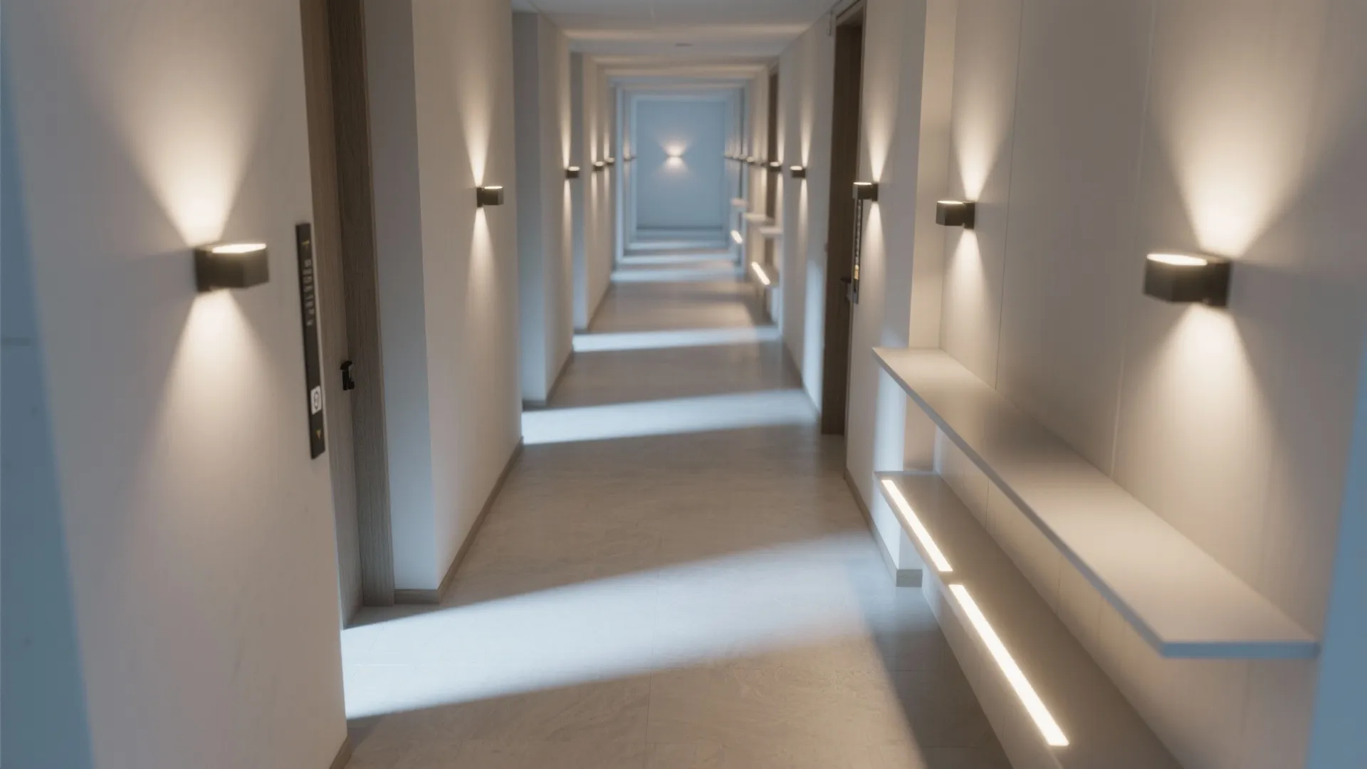 Layered Lighting: Sconces, Washers, and Wayfinding