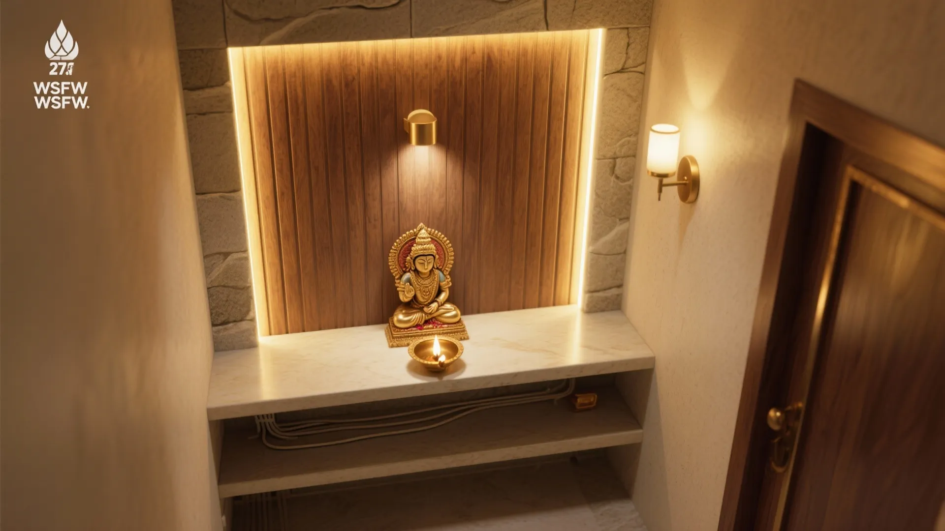 Warm, layered lighting that feels sacred