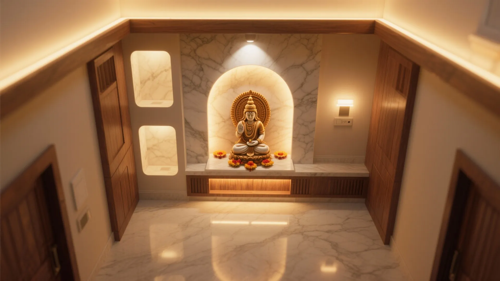 Layered Lighting That Feels Sacred, Not Stark