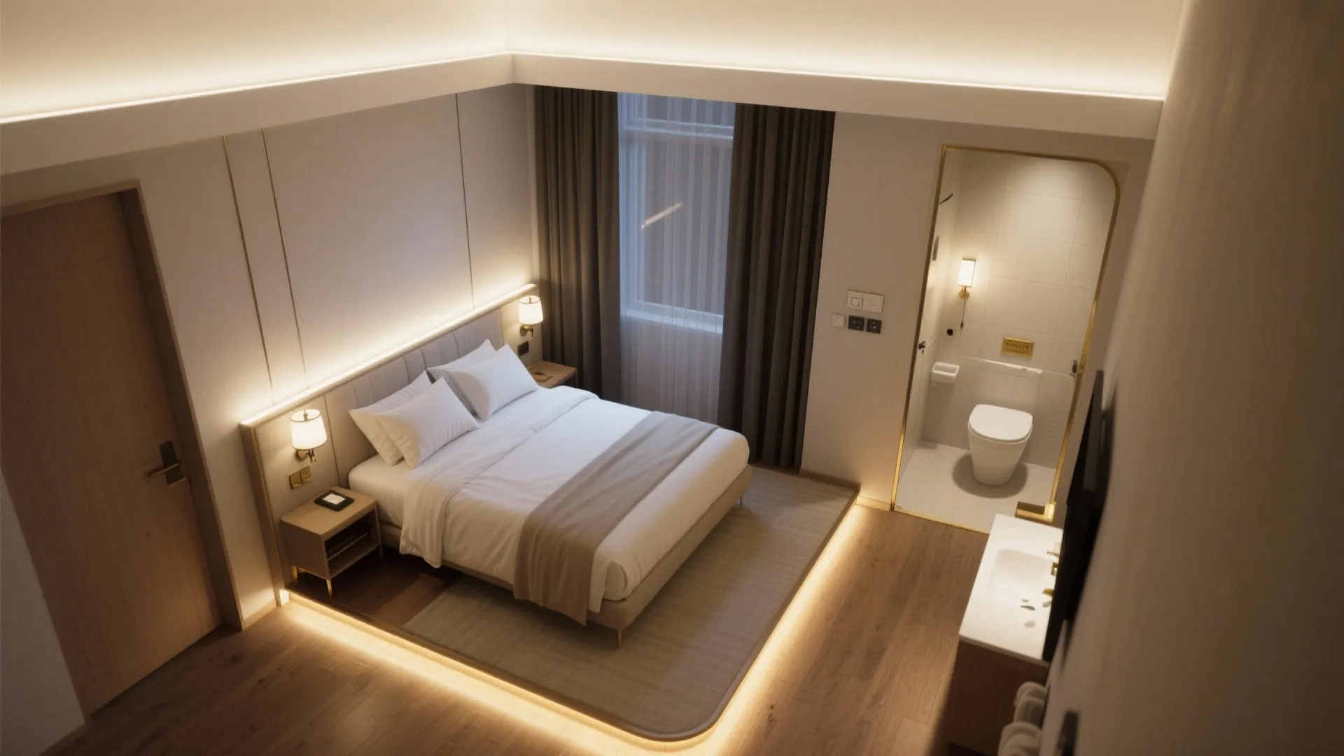 Layered Lighting with Dimmers and Control