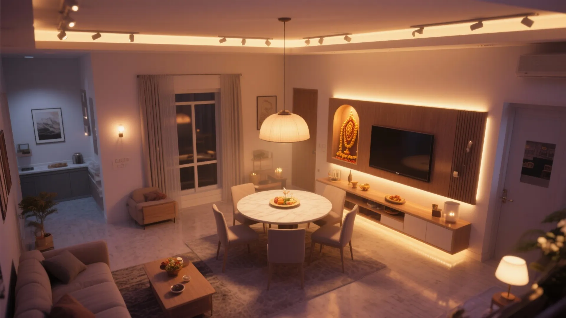 Lighting Layers That Flatter Food and Family