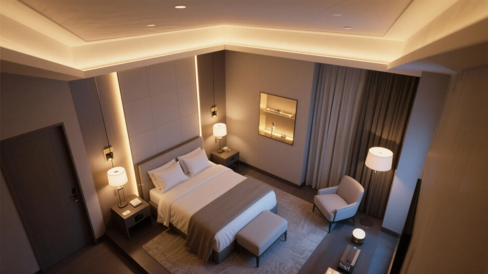 Layered Lighting that Sculpts Space