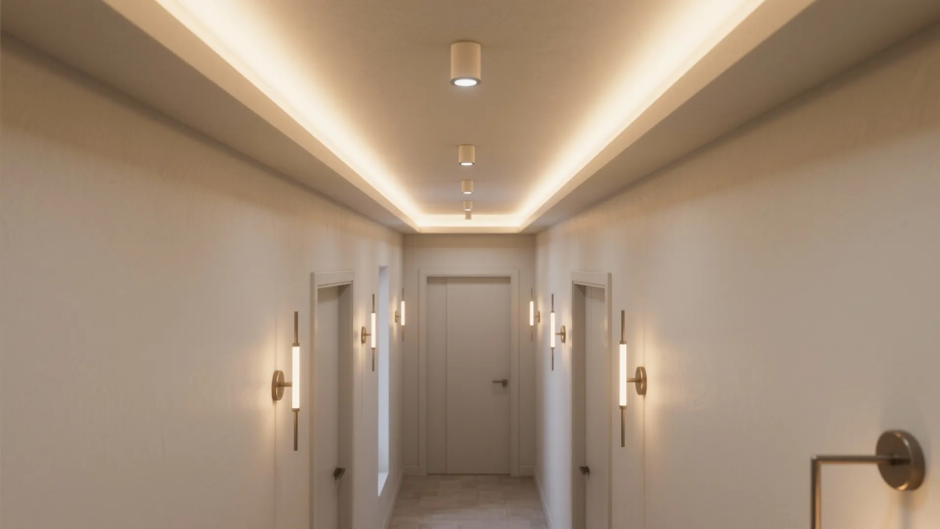 Layered Lighting: Sconces, Coves, and Spots