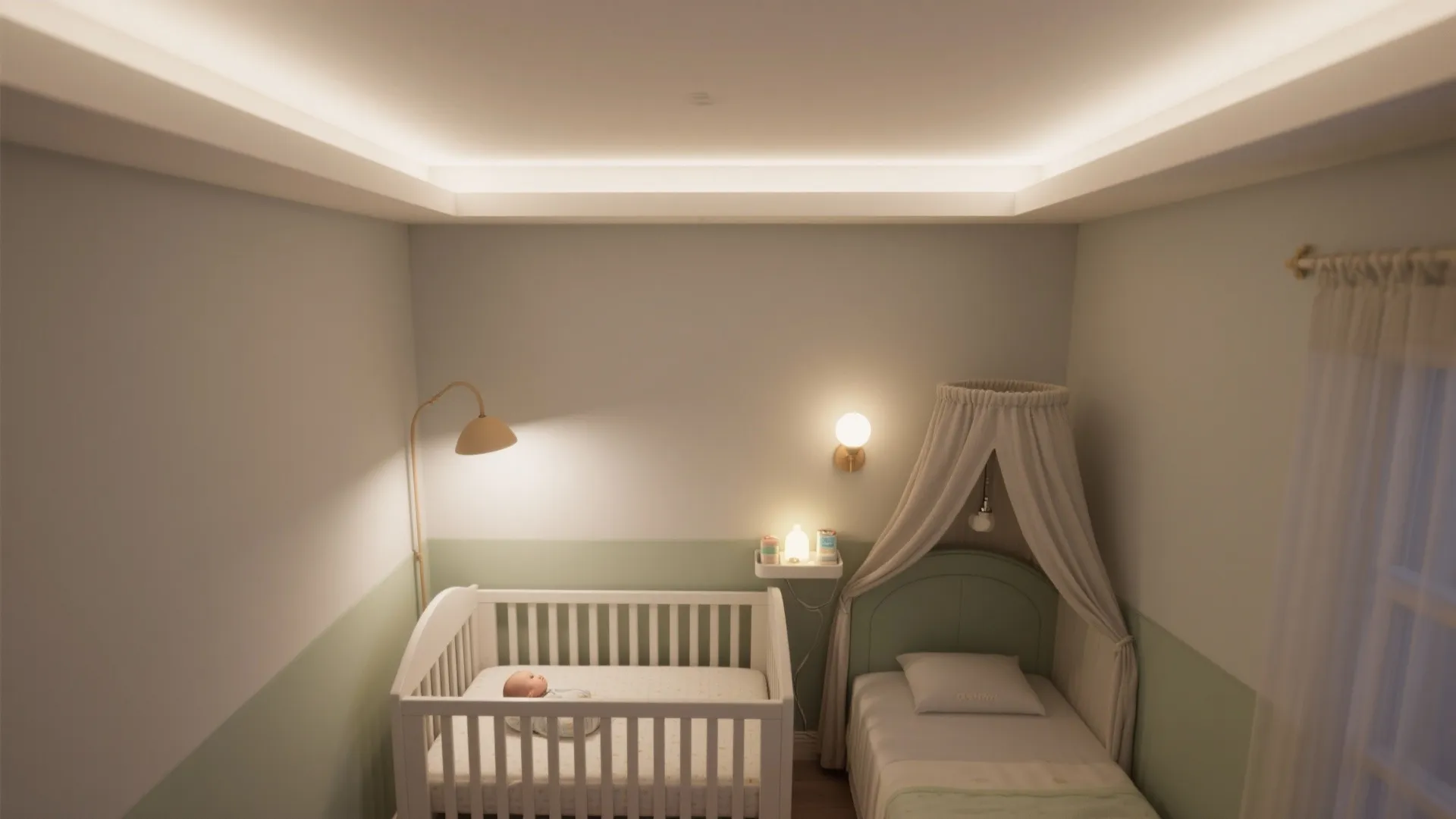 Layered Lighting for Night Feeds