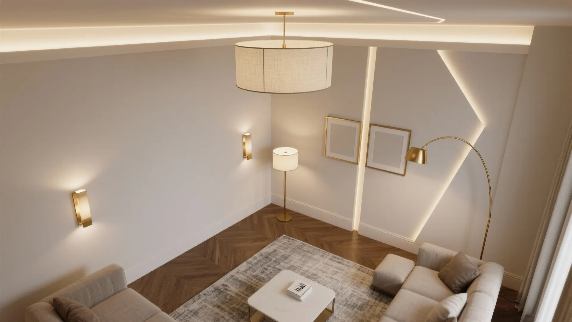 Minimal Luxury Lighting Layers