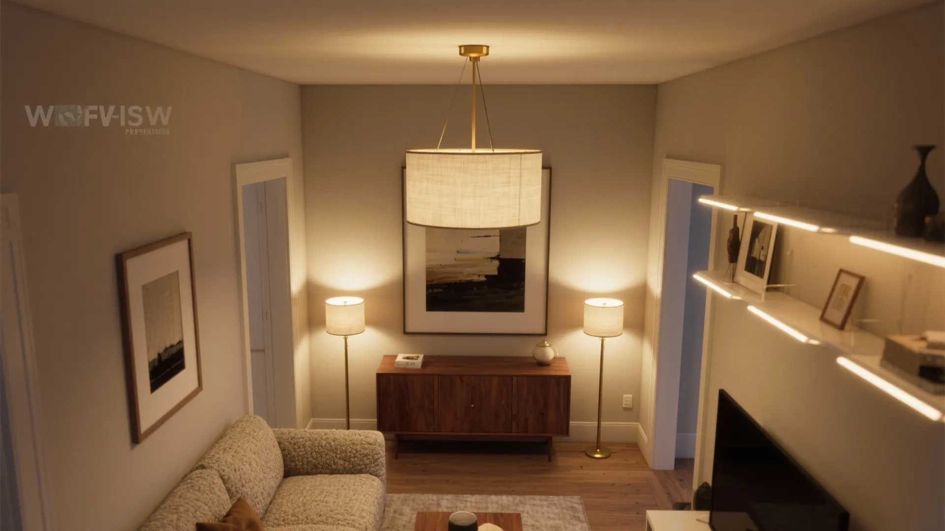 Statement Lighting in Layers