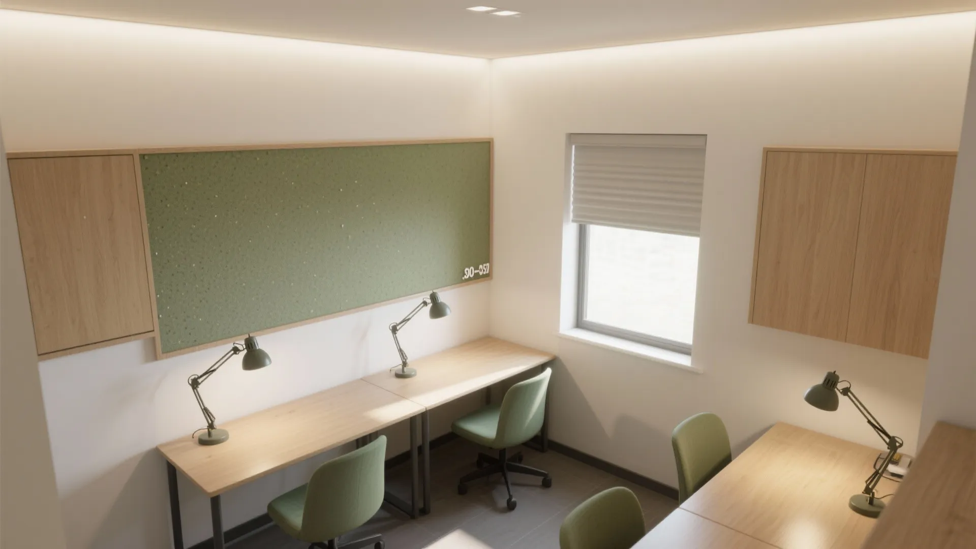 3) Light that helps you think: layered lighting + daylight