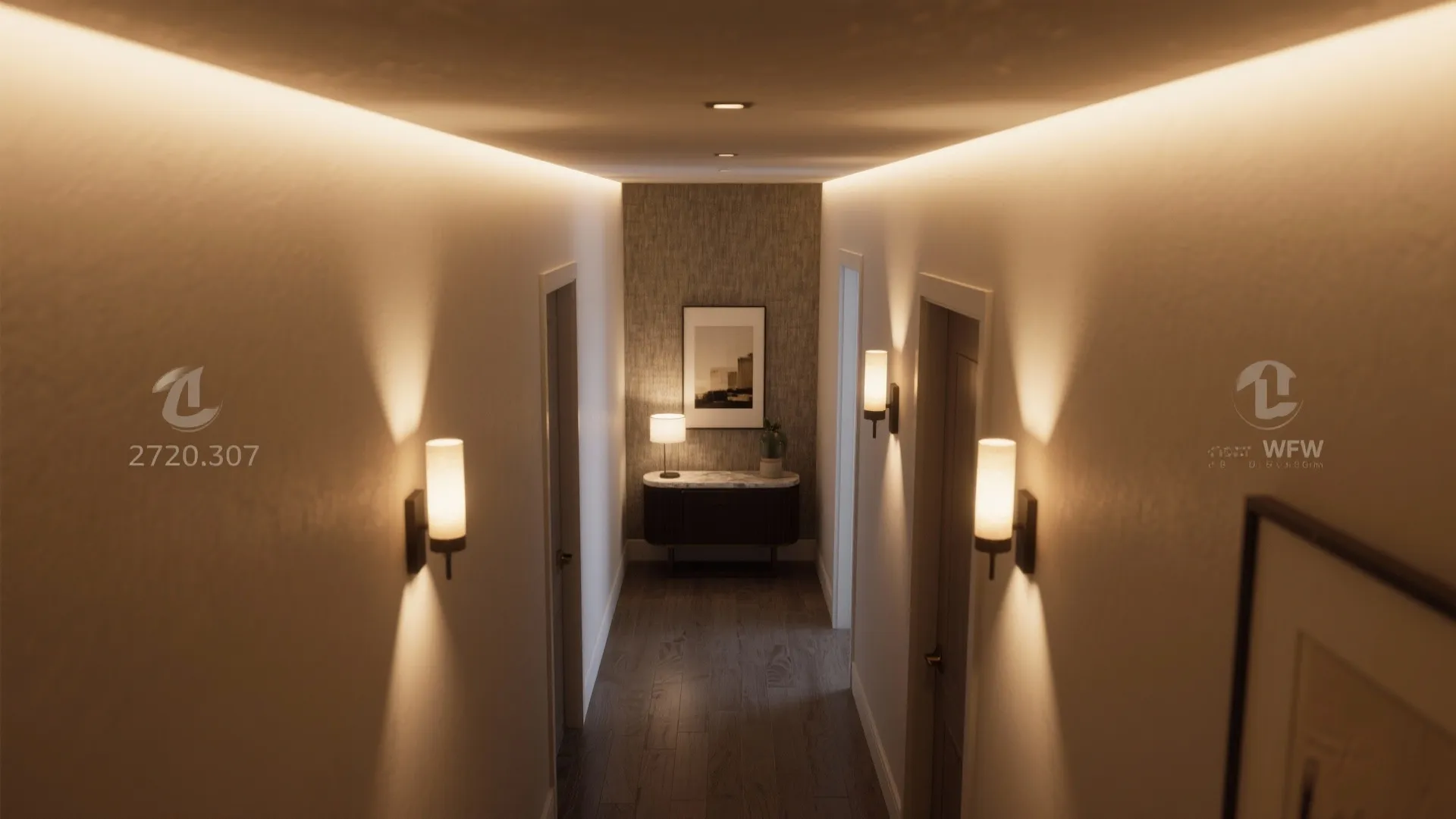 Layered Lighting: Sconces, Coves, and a Soft Glow