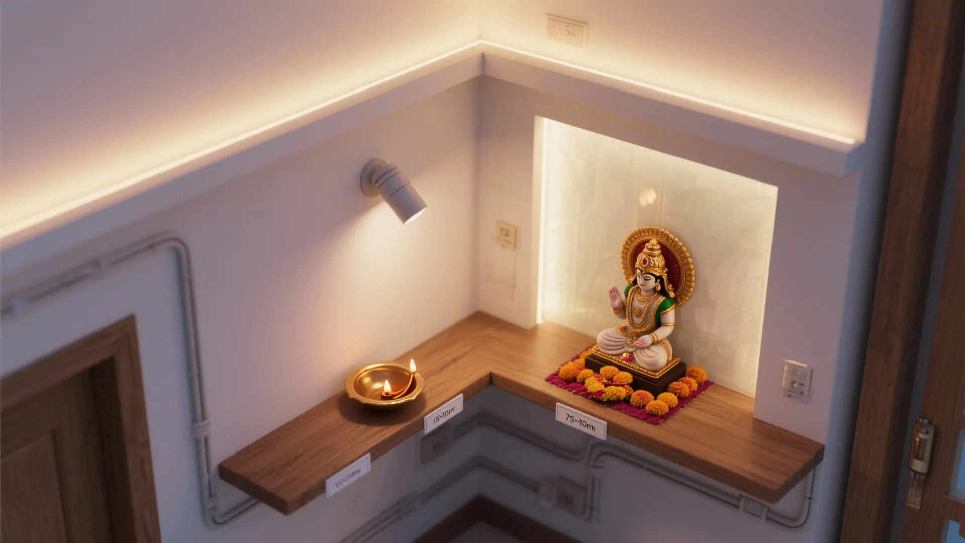 Layered lighting, safe diyas, and healthy materials