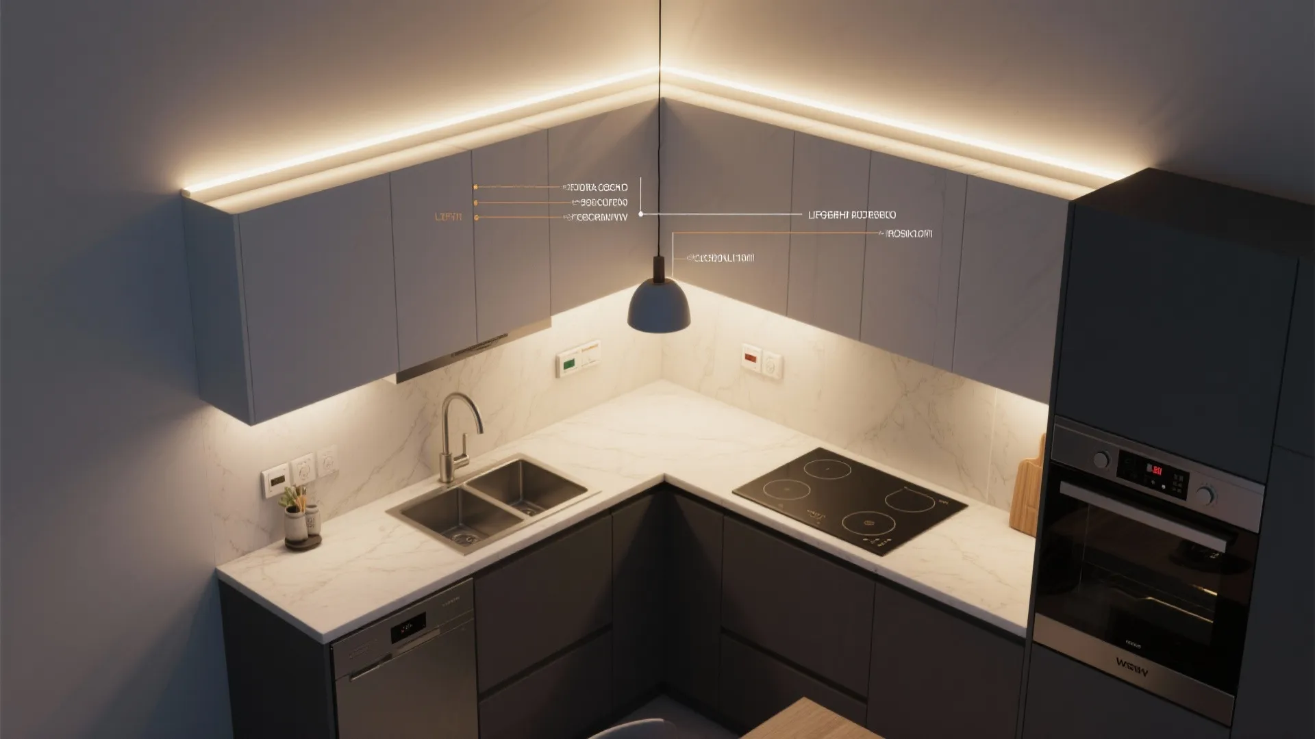 Layered Lighting And Discreet Tech