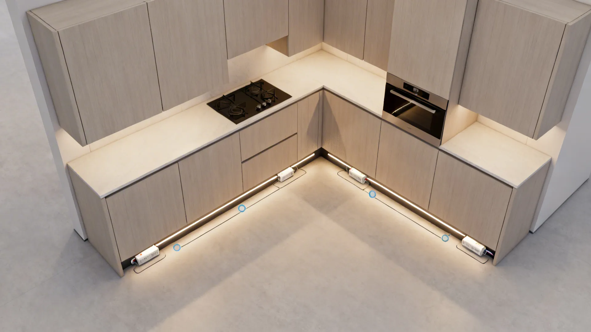 4) Continuous Grain with Integrated Lighting